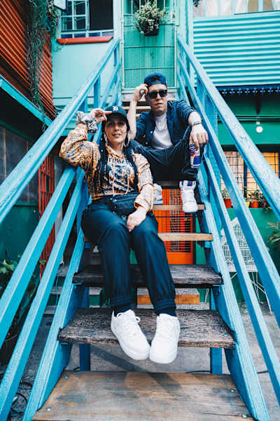 DJ Atenea y DJ Sonicko en el Cypher de Nueva Historia