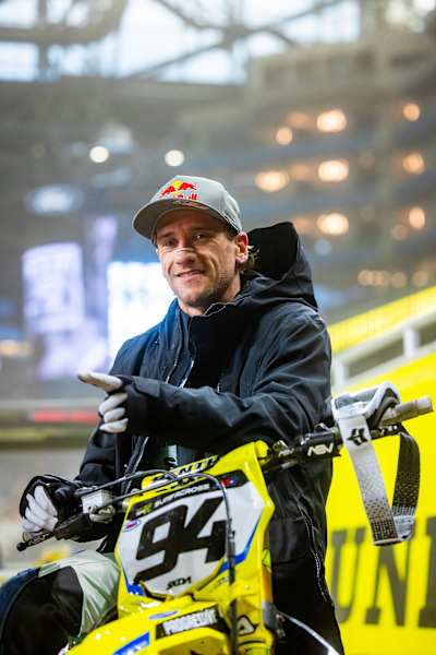 Ken Roczen at SMX World Championships Round 11 at Ford Field in Detroit, Michigan, USA on March 28, 2026.