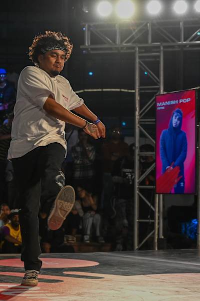 Manish Pop at Red Bull Dance Your Style 2024 North India Qualifiers