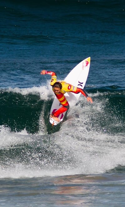 Carissa Moore performs in Cascais, Portugal 2013