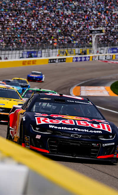 Shane Van Gisbergen competes at Las Vegas Motor Speedway