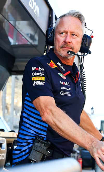 Jonathan Down At The Pit Wall In Bahrain