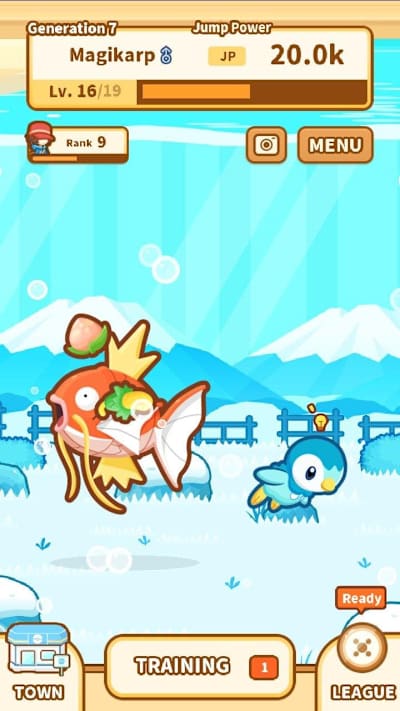 Train Magikarp to jump