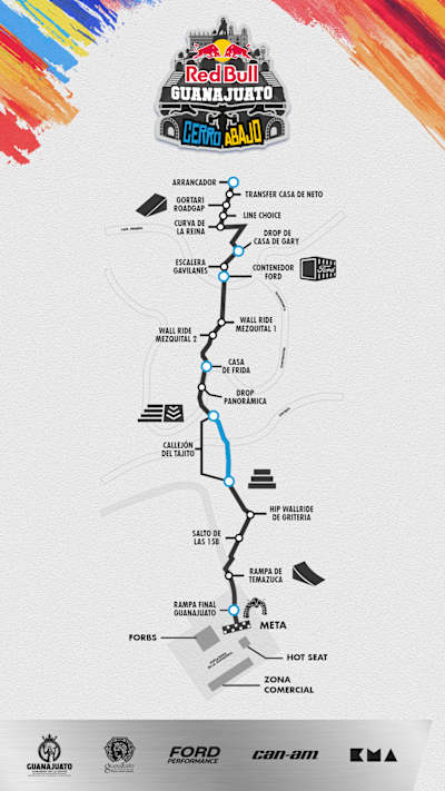 Red Bull Guanajuato Cerro Abajo Map