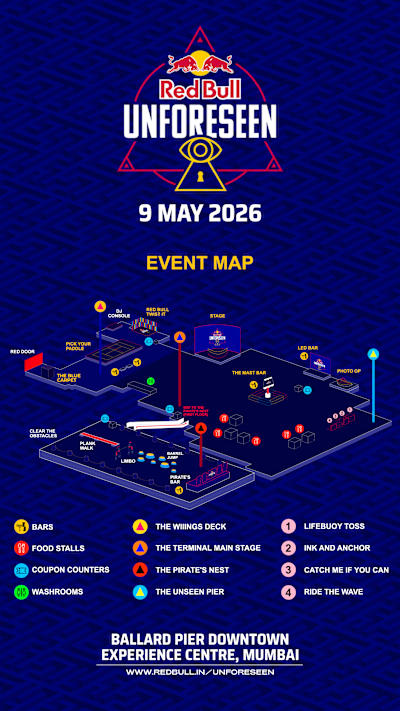 Red Bull Unforeseen Mumbai 2026 event layout