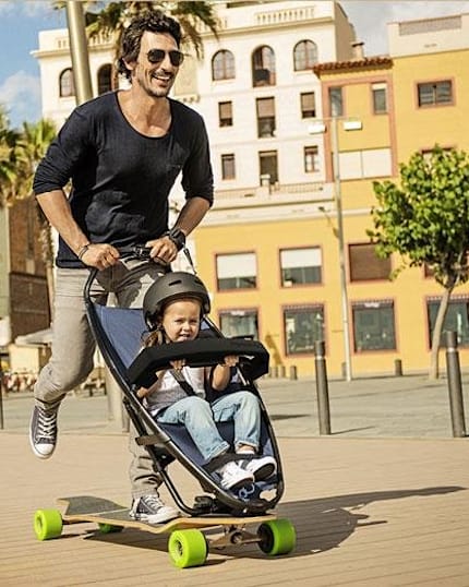 poussette longboard