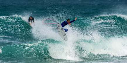 Jordy Smith and Josh Kerr in photos