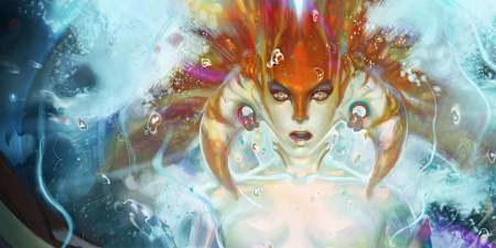 Artwork for Dota 2 eSports game hero Naga Siren by Valve