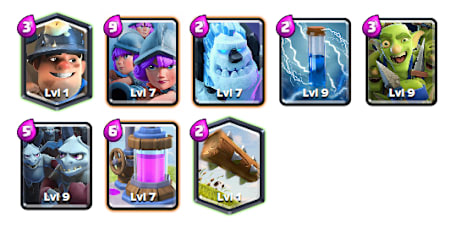 Clash Royale'de yüksek arenalar için deste tercihleri