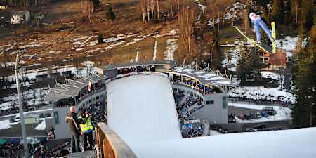 Zawody Pucharu Kontynentalnego w Wiśle - rekordy skoczni narciarskich