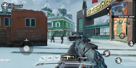 Trainiere in Call of Duty: Mobile zunächst gegen Bots.