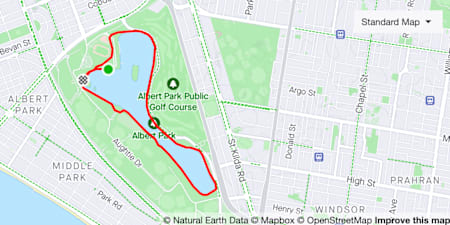 Albert Park Run Melbourne