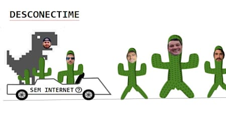 Dinossauro sem internet