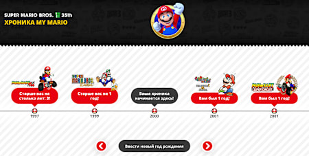 Узнай с какой частью Марио ты ровесник
