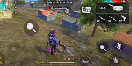 Busca posicionarte en terreno alto