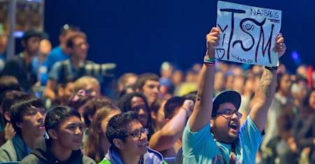 TSM fans were ecstatic after they took first place
