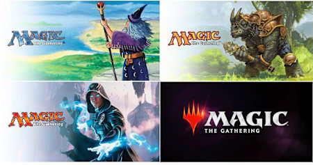 25 Jahre Magic: The Gathering! Auch das Logo hat sich entwickelt.