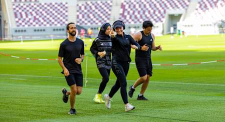 Забег Wings for Life World Run в Доха, 2024