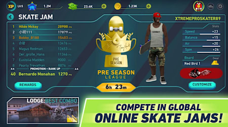 Tony Hawk's Skate Jam - Torneos