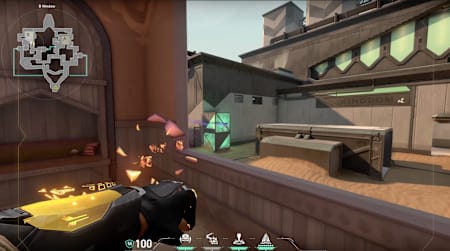 Special Delivery grenade sticks to the first surface it hits and explodes