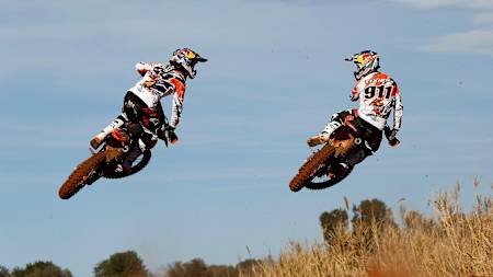 Jeffrey Herlings et Jordi Texier