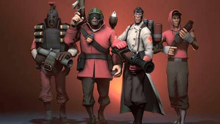 These are the four classes played most in 6v6 TF2