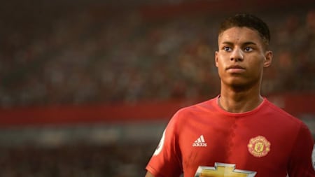 Screenshot Marcus Rashford FIFA 17