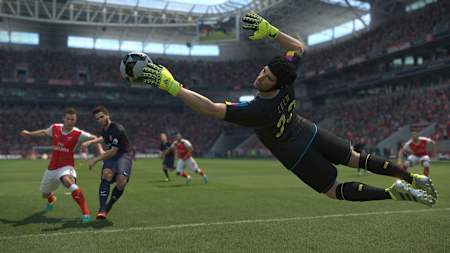 A screenshot of Pro Evolution Soccer 2017