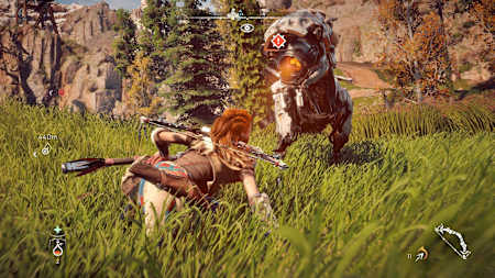 A screenshot of Horizon Zero Dawn