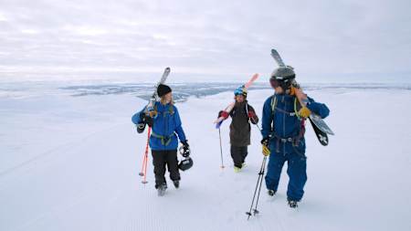 Hiking up Åreskutan