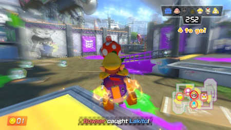 A screenshot of Mario Kart 8 Deluxe