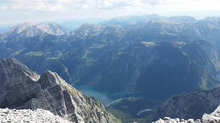 Der Königssee aus der Vogelpersepektive