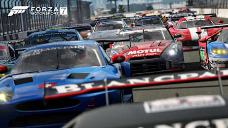 Packed grid in Forza Motorsport 7