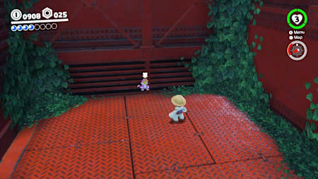 Tela de Super Mario Odyssey