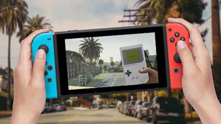 A mockup of what Grand Theft Auto V could look like on Switch