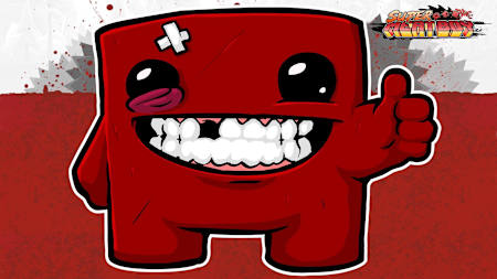Meat Boy from the video game Super Meat Boy.