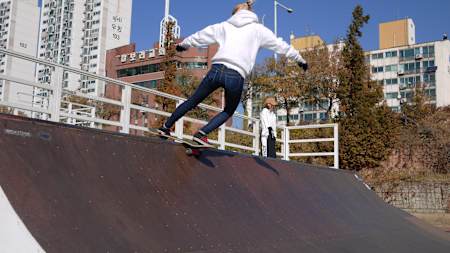 김영솔 스케이터의 램프 기술!