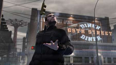 Niko reagiert in GTA IV realistisch auf Regen.