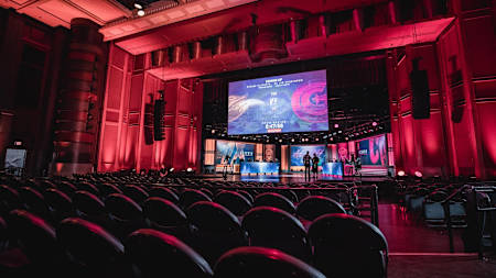 A photo of the arena where Echo Fox vs Clutch played