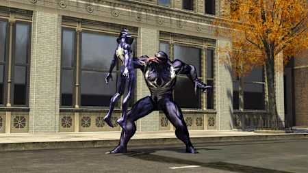 Der gefeierte schwarze Spidey-Suit in Web of Shadows