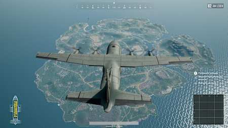 Bereits aus dem Flugzeug ist die kompaktere Kartengröße gut zu erkennen