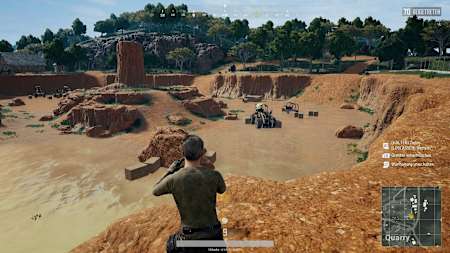 Der Steinbruch weckt Erinnerungen an den Krater aus Fortnite