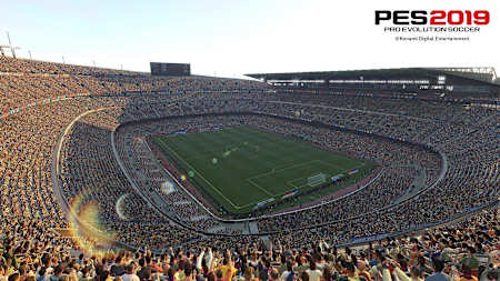 Camp Nou in PES 2019.