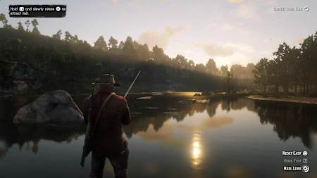 It's very easy to fish in Red Dead Redemption 2