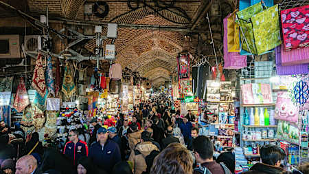 Bazaar v Teheránu