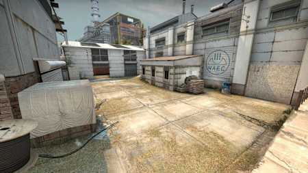 A screenshot of the CS:GO map, Cache