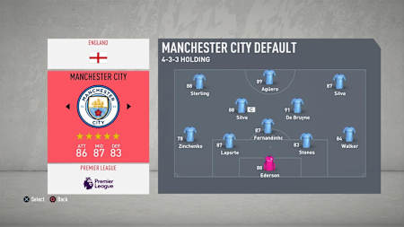 FIFA 20 Manchester City