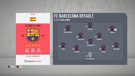 『FIFA 20』：FCバルセロナ