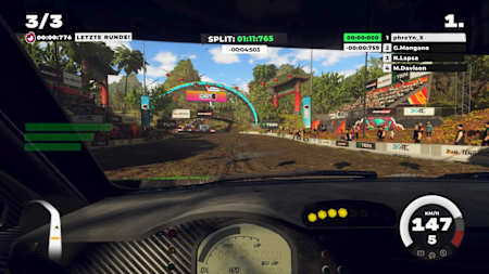 Bei Rennen in China wird es matschig. Der Karrieremodus von DIRT 5 motiviert mit etlichen Freischaltungen und Belohnungen