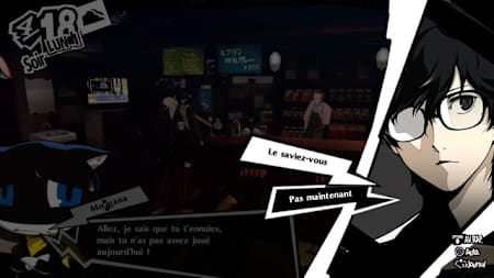 Persona 5 Royal : Deuxième exemple où il est ardu de comprendre le raisonnement sur le même texte.